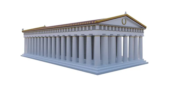 Exterior Ancient Building Columns — Stock Photo, Image