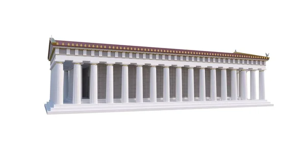 Exterior Ancient Building Columns — Stock Photo, Image