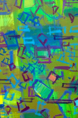 Suluboya soyut resim dokusu 