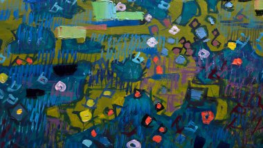 Suluboya soyut resim dokusu 