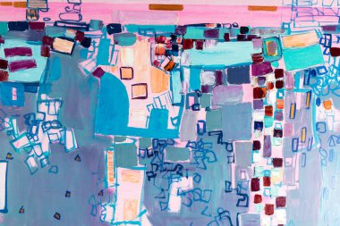 Suluboya soyut resim dokusu 