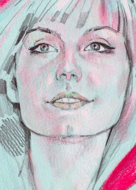 Genç bir kadının portresi 