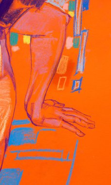 Kadın vücudunun kısmi resmi 