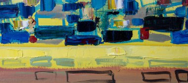 Renkli soyut suluboya resim dokusu 