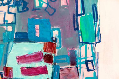 Renkli soyut suluboya resim dokusu 