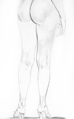 Baştan çıkarıcı genç kadın resimleri. 