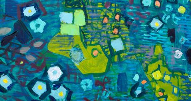 Modern soyut suluboya resim dokusu 