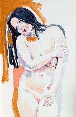 Çıplak çekici kadın resimleri. 