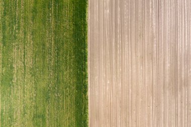 çiftlik alanı, yukarıdan görünüm
