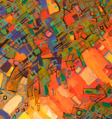 Renkli soyut resim dokusu 