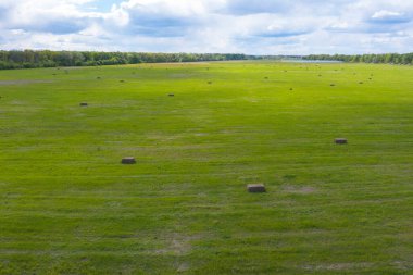 çiftlik alanı, yukarıdan görünüm