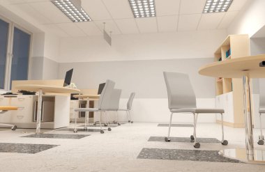 modern iç görselleştirme, 3 boyutlu illüstrasyon