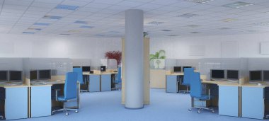 modern iç görselleştirme, 3 boyutlu illüstrasyon