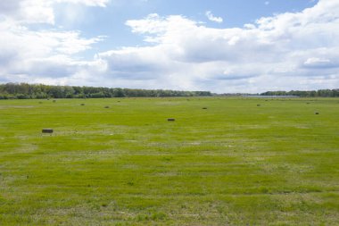 çiftlik alanı, yukarıdan görünüm