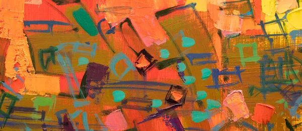 Renkli soyut resim dokusu 