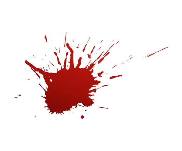Bloodstains on a white background — Stock Vector