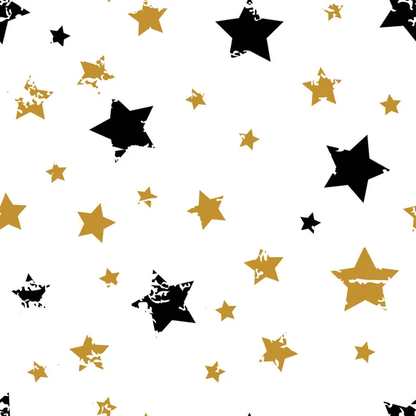 Patrón Gold Star — Archivo Imágenes Vectoriales