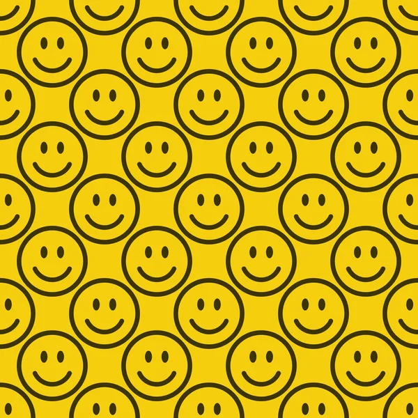 Patrón de emoji sin costuras — Archivo Imágenes Vectoriales