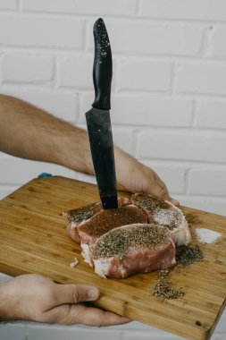 Şef hizmet domuz eti bonfile 