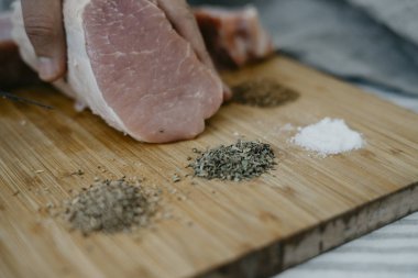 Şef hizmet domuz eti bonfile 