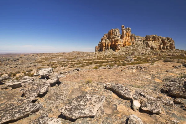 Pustynia krajobraz w Cederberg Wilderness, Republika Południowej Afryki — Zdjęcie stockowe