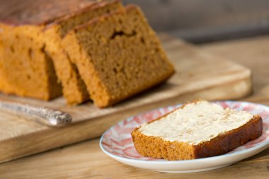 Ekmek veya tereyağı ile ' ontbijtkoek' geleneksel Hollanda baharat