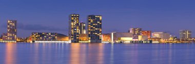 Hollanda Almere şehir manzarası