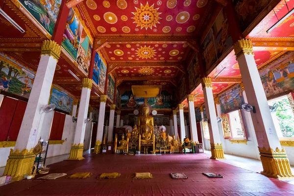 Interiors Laos temple — Stock Photo, Image