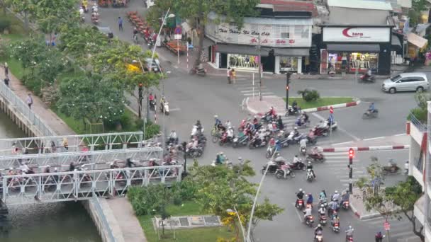 Ciudad Ho Chi Minh (Sai Gon), Vietnam — Vídeo de stock