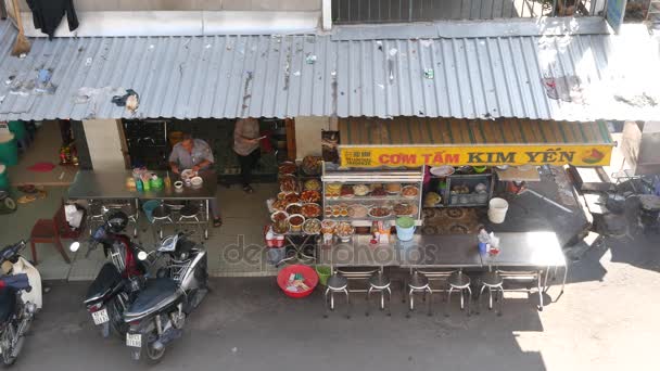 Chi Minh Oraș Vietnam Iunie 2016 Piața Apartament Vechi Orașul — Videoclip de stoc