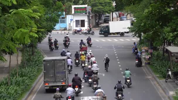 Tráfico en Viet Nam — Vídeos de Stock