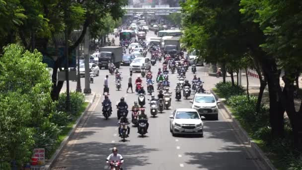 Trafik i Ho Chi Minh City — Stockvideo