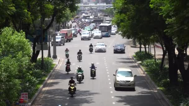 Provoz v Ho Chi Minh — Stock video