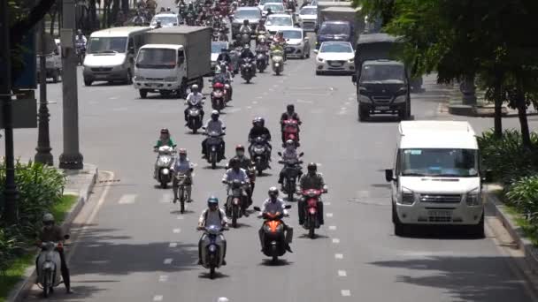 Κυκλοφορία στην πόλη Χο Τσι Μιν — Αρχείο Βίντεο