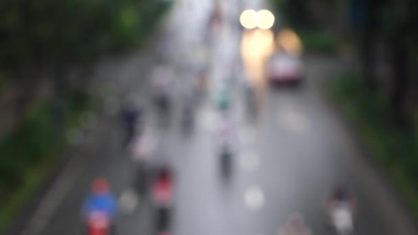 雨中的交通 — 图库视频影像