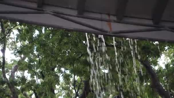 下雨的日子里，在越南 — 图库视频影像