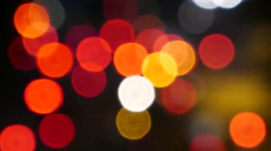 Bokeh ve trafik ses gürültü