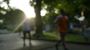 Odak dışında güneş ray ile