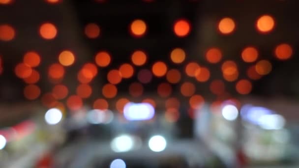 Sfondo bokeh di lanterna — Video Stock