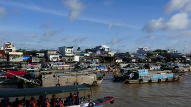 Can tho yüzen pazarı