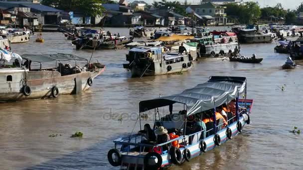 Marché flottant de Cai Rang — Video