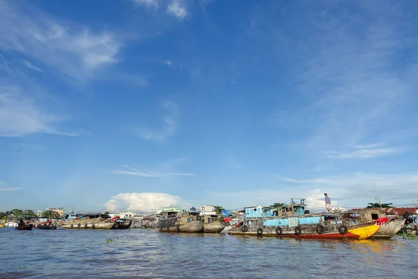 Marché flottant de Cai Rang — Photo