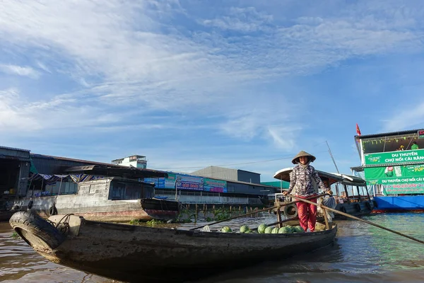 Mercado flotante de Cai Rang —  Fotos de Stock