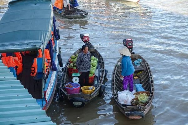 Marché flottant de Cai Rang — Photo