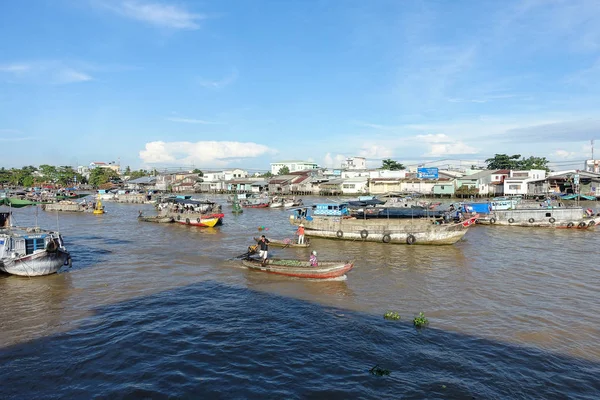 Marché flottant de Cai Rang — Photo