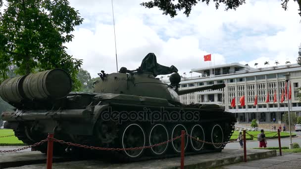 Palácio da Independência Ho Chi Minh — Vídeo de Stock