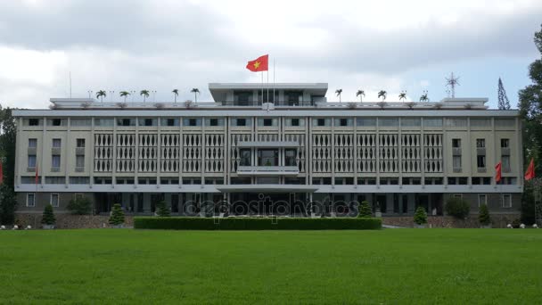 Palacio de la Independencia en Ciudad Ho Chi Minh — Vídeos de Stock