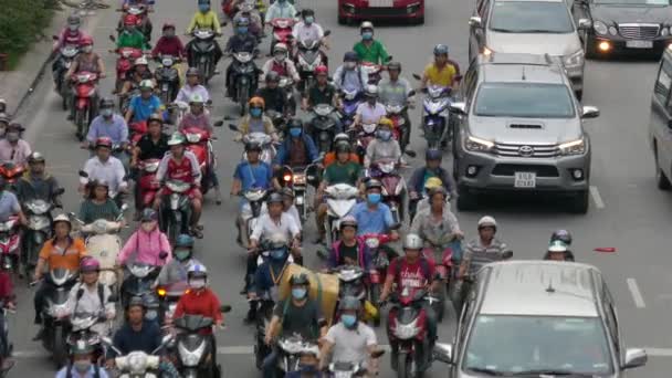 ベトナムの交通渋滞 — ストック動画