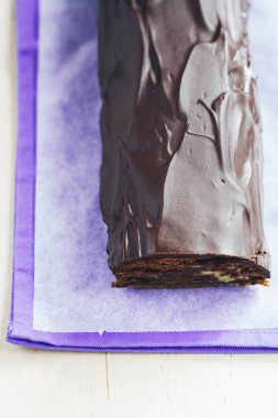 Limon sulanan Kürt koyu çikolata ile çikolata nağmeleme