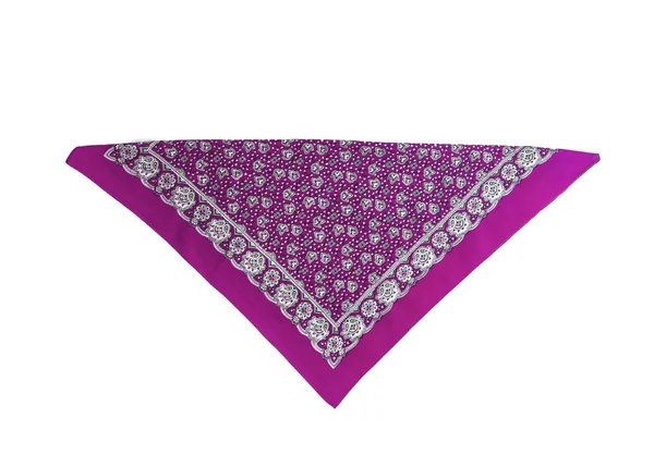 Lilac, violet, purple, manzhenta carf, bandanna, pattern, isola — стоковое фото